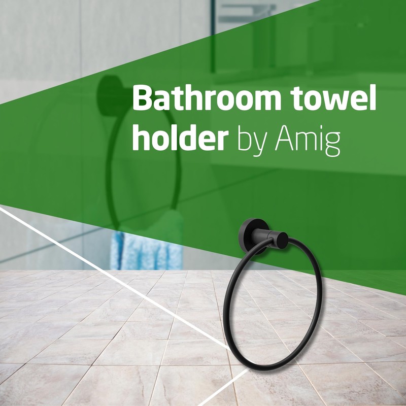 Amig - Bathroom Towel Rail Mod. Gorliz-3 | Wall-Mounted Towel