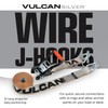 VULCAN Complete Axle Strap Tie Down Kit with Wire J-Hook