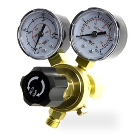 Gas Pressure Regulator Pressure Regulator up to 200 Bar Made of High-Quality Brass for Argon CO2 Mix 18 Mixed Gas Protective Gas Welding Devices