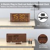 Mesqool Digital Alarm Clock with Temperature & Humidity