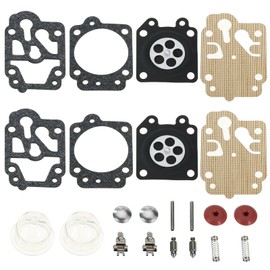 KELKONG GX35 40-5 Carburetor Repair Kits With Primer Bulb For Brush Cutter CG260 CG330 CG430 CG520 43CC 52CC Trimmer Spare Parts(Pack of 2)
