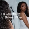 Hello Klean Shower Filter in Beige - Filter Unwanted Metals,