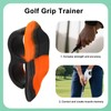lasuroa 2pcs Golf Training Grip Aid, 2 Sizes Silicone Golf