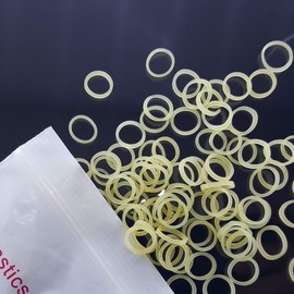 100x Dental Orthodontics Elastic Teeth Rubber Bands for Braces 5oz Force 1/8"
