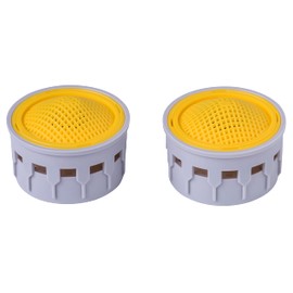 Cornat Aerator Insert M22 / M24 - Water Saving of up to 70% - With Seal - Suitable for Standard Aerators - Grey - Made of Plastic/Aerator Inner Part/Mixing Nozzle / TECWS508