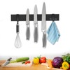 Magnetic Knife Holder for Wall, 10 Inch black Magnetic Knife