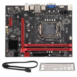 DDR3 Motherboard 1156 Pins Support DDR3 Dual Channel 100M Network Interface PC Motherboard with 2 USB3.0 4 USB2.0 Interface