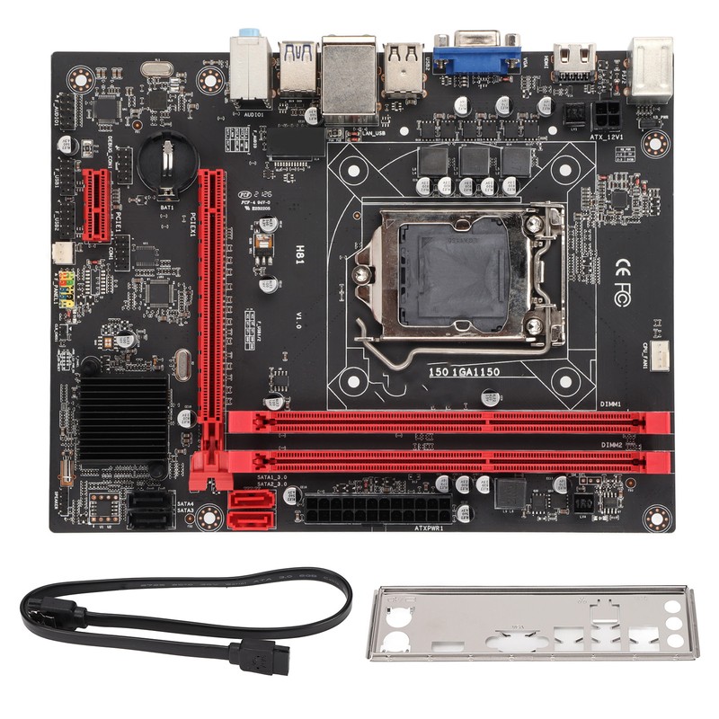 DDR3 Motherboard 1156 Pins Support DDR3 Dual Channel 100M Network
