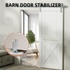 Akso Aoyupe Barn Sliding Door Floor Fixed Rails, Adjustable Stay