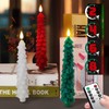 PChero Christmas Tree Candles with Remote Timer, 3 Pack 9.7
