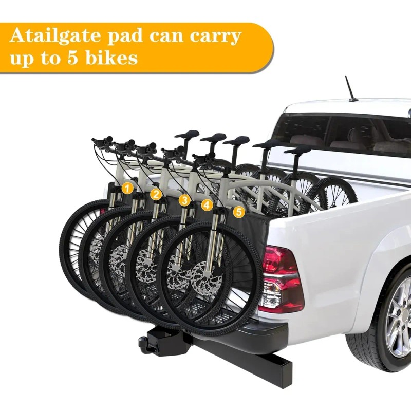 Livestar® Portabicicletas Pickup, Protectores Para 5 Bicicletas