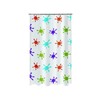 Spirella Splash Multicolor Shower Curtain, Multicolour, 180 cm x 200