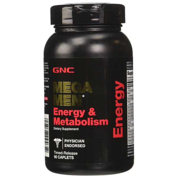 GNC Mega Men Energy and Metabolism Supplement, 90 Count