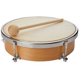 Percussion Plus PP876 8 inch Tunable Drum, Brown