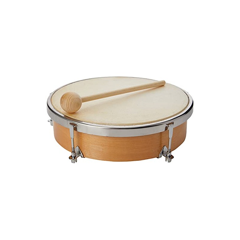Percussion Plus PP876 8 inch Tunable Drum, Brown