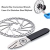Derailleur Hanger Straightening Tool, Brake Piston Reset Tool for Bicycle,
