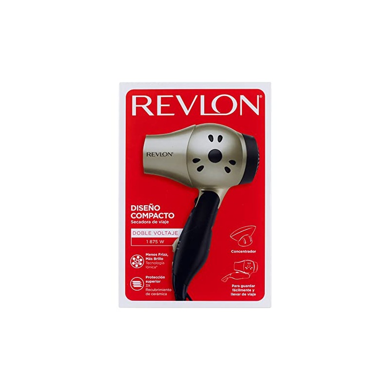 Revlon Secadora Iónica Compacta Perfect Heat Dorado