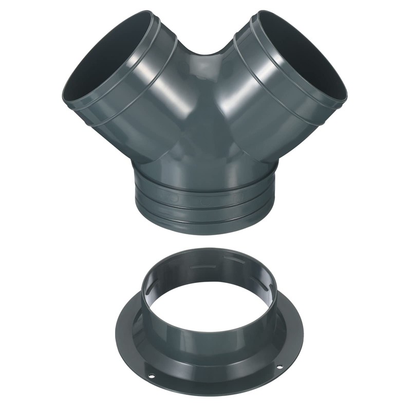 PATIKIL 3 Way Duct Splitter, 3"x3"x4" Y Reducer Connector Air