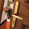 Gold (Anodised) Hoppe Brugge 68PZ Fullex Lever Door Handle Pair