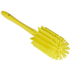 Vikan 5382806 Pipe Brush with Handle, one Piece, 3.1", Medium, Yellow