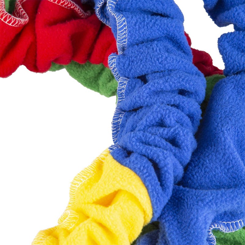 Hiverst 8フィート 伸縮性 共同ストレッチラテックスバンド チームビルディング スポーツゲーム 小道具 アウトドアパーティー グループアクティビティゲーム 子供