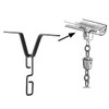 Namvo Rain Chain Clip For Gutter Adapter V Style Copper