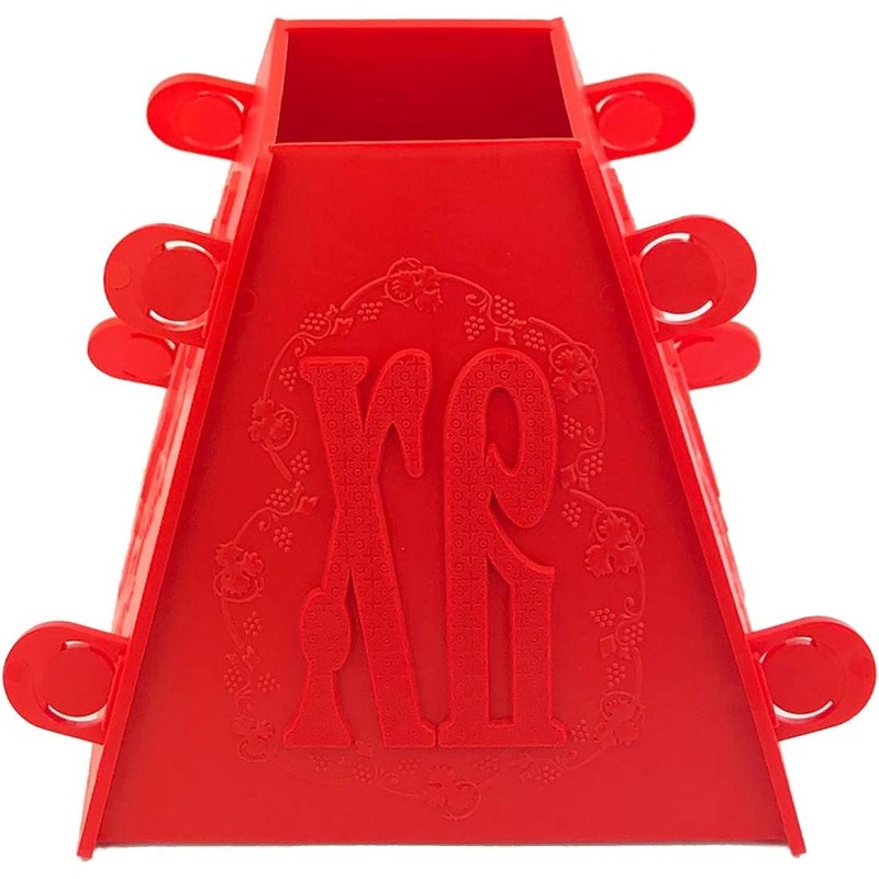 Red Russian Pascha Paskha Easter Xb Plastic Cheese Mold