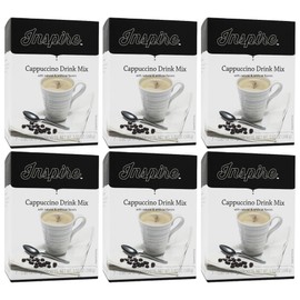 Bariatric Eating Inspire 15g Hot Protein Mix Decaf Cappuccino (6-Pack)