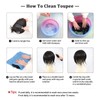 Toupee for Men Human Hair Mens Toupee Mono Base with
