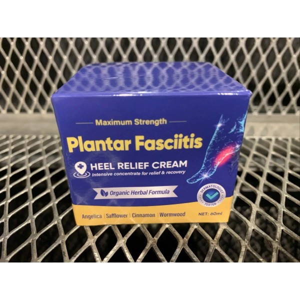 PLANTAR FASCIITIS Heel Relief Cream Maximum Strength Sealed 2.03oz 60ml