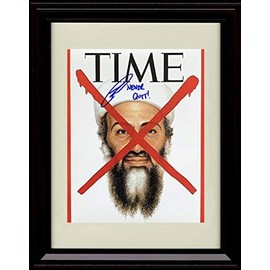 Robert J O'Neill - Never Quit Time Magazine - Autograph Replica Print - Framed 8x10