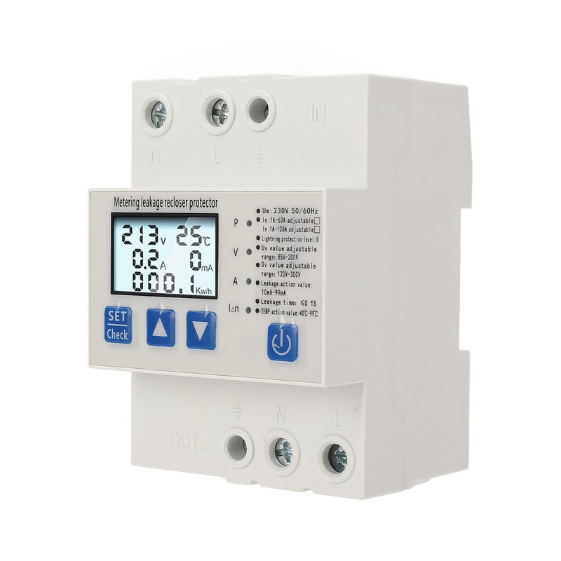 Automatic Self Recovery Power Overvoltage Protector Over Under Voltage Protective