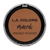 L.A. COLORS Mineral Pressed Powder, Toffee CMP382