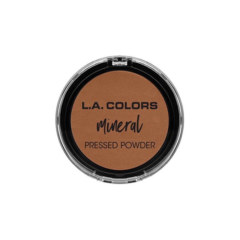 L.A. COLORS Mineral Pressed Powder, Toffee CMP382