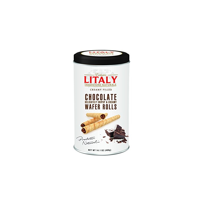 Litaly Chocolate Wafer Rolls, 14.1 oz