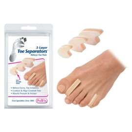Pedifix 3-Layer Toe Separators Medium  Pk/6