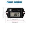 Runleader Digital Maintenance Hours Tachometer Waterproof Design for Lawnmower, Generator,