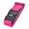 sourcing map Luggage Strap Suitcase Belt with Buckle, Combination Lock,