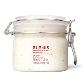 ELEMIS Frangipani Monoi Salt Glow, Skin Softening Salt Body Scrub, 17.0 fl. oz.