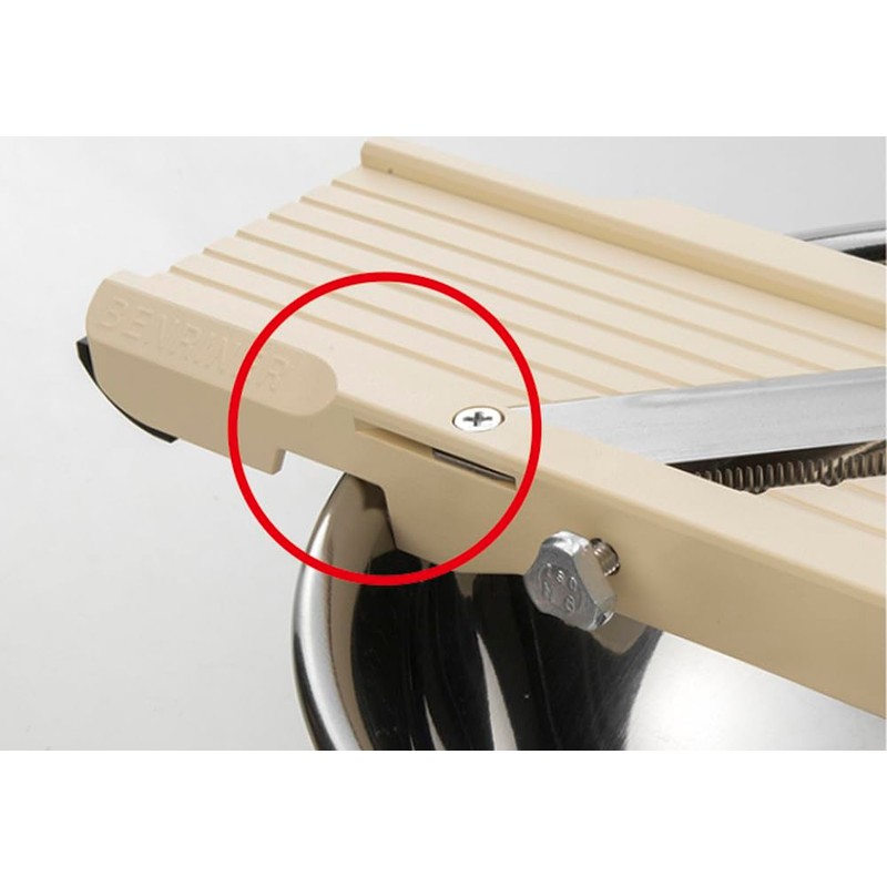 Benriner Mandoline Slicer with 4 Blades, Japanese Stainless Steel, BPA