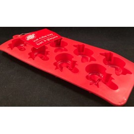 Christmas Candy Novelty Ice Cube - Ice Mold Tray - 8 Mold Tray - Christmas House
