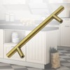 AcbbMNS 20Pcs Gold Kitchen Cabinet Handles 96mm Hole Center, Brushed