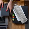 Jagowa Transparent Pencil Case - Simple and Creative Document Storage
