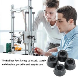 3D Printer Rubber Feet, 4Pcs 3D Printer Anti Vibration Rubber Feet 3D Printer Rubber Vibration Feet Rubber Feet Protectors Fit for Models i3 MK3 MK3S
