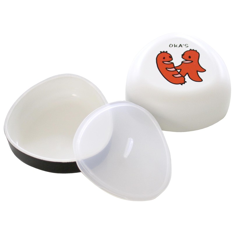 Tatsumiya OKA'S One-Touch Rice Ball Box Egg Size: Approx. W3.8