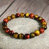 Unbranded Natural Crystal Gemstone Tiger Eye 8mm Beads Healing Women