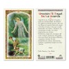 Oracion Al Angel De La Guarda Espanol Laminated Prayer Cards Pack of 24