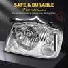 Unbranded Pair White Headlights For 01-04 Nissan Frontier XE/SE Left&Right