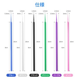 Annhua 100 Pack Micro Swabs Microbrush Swabs Applicators for Eyelash Serum, Microstick Swabs, Fine Eyelash Applicators, Eyelash Swabs, Eyelash Growth Tool, Extra Fine Swabs, Disposable Micro Applicators, Applicators, Eyelash Micro Applicators, Pink