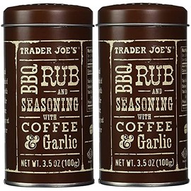 Trader Joe's BBQ Rub and Seasoning with Coffee & Garlic(Two-Pack)
